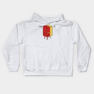 I will never lego Kids Hoodie